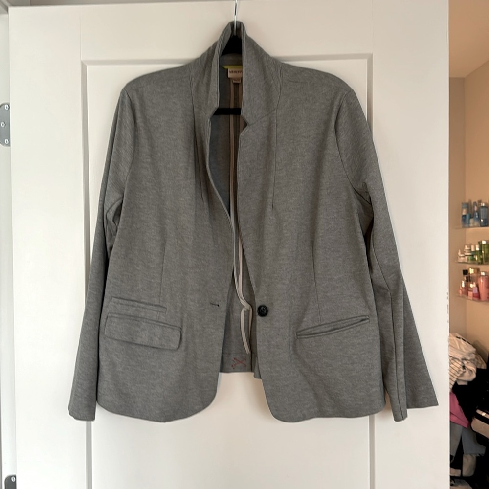 Grey Stretchy blazer